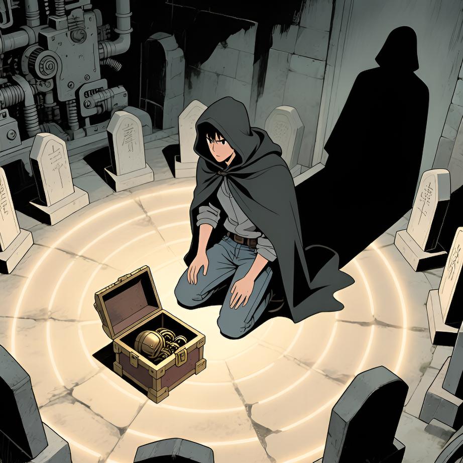 太阳刚冒头 我背起破地图和师父交给我的铜坠 出发去试探第一道门 心里既紧又兴奋 没得回头路了 - 图片4