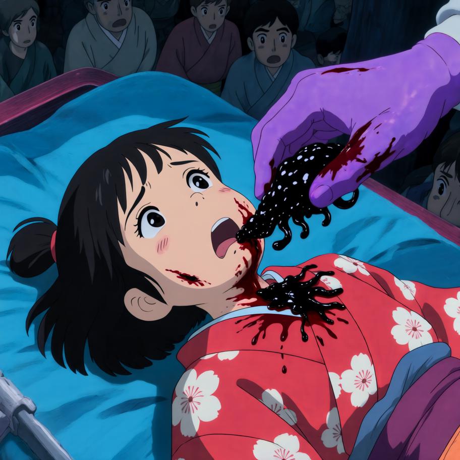 空洞的时空裂缝将《JOJO》中的乔鲁诺/承接者般的硬汉（以空条承太郎风格呈现）抛入《鬼灭之刃》的大正乡村。原本只想寻找回去的方法，却在月夜中遇到突袭村庄的鬼与正在奋战的剑士（炭治郎）。两人从误解到并肩作战，乔的替身介入以惊艳的力量拯救了被感染的孩童，但战后留下了不明的痕迹——一个更大的威胁正在盯上这个异乡来客，片段以悬念收尾。 - 图片10