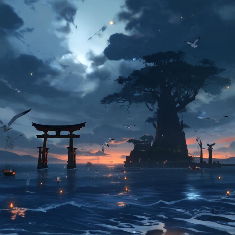 静夜的金缮 - 图片1