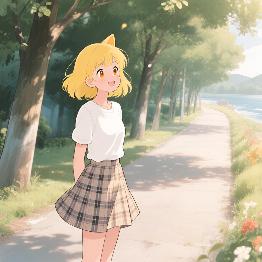 在这个美好的夏日，Mei通过漫画表达自己的梦想与追求。她在自由的时光中，寻找自我与梦想的交汇点。每个瞬间都充满了对未来的憧憬与渴望。 - 图片4