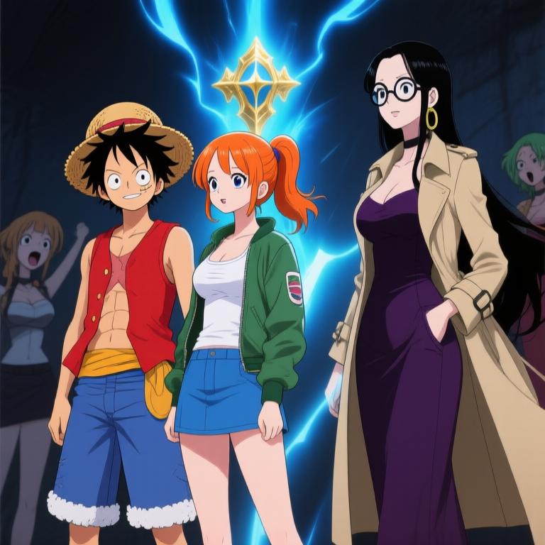 The chamber is alive with energy after Nami and Robin touched the artifact. Excitement and fear collide as we await what happens next. Adventure awaits us! - 图片1