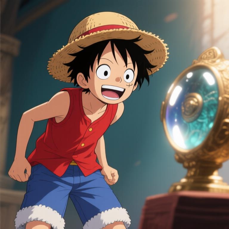 Nami and Robin are about to touch the glowing artifact in the hidden chamber. The air is thick with tension and excitement. Adventure awaits us! - 图片7