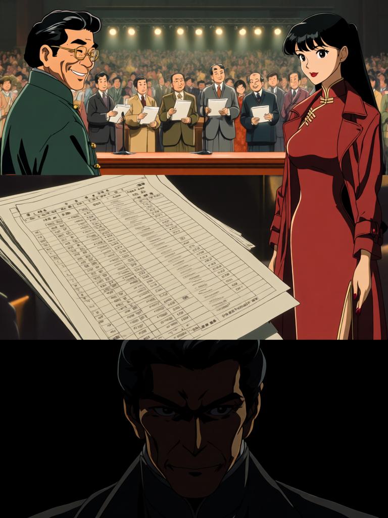 第2章:临门一脚
北渊夜来相助，带来葛婉急需的资金与支持；招标会上，张老爷等人使阴招欲将她逼退，葛婉识破并以更周全的方案与确凿证据反击，现场气氛大逆转；事后北渊的目光让两人关系微妙升温，夜深葛婉又在案卷中发现了令她皱眉的新疑团——“怎么会……” - 图片6