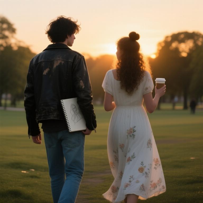 A poignant exploration of loneliness and connection in a bustling city, captured through the eyes of a young artist. - 图片9