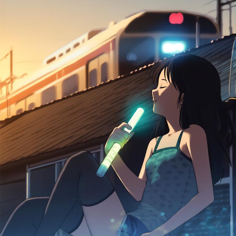 在夏日铁轨与屋顶上偷走黄昏 - 图片17