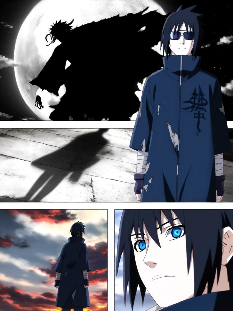 第3章:轮转如意·暗沙哨所的觉醒
傍晚，红豆与小田来访，透露了一个可能能调回村子的“特殊任务”。数日后，受伤归来的红豆揭露那是个陷阱，小田已战死；日向镜由此怀疑村方阴谋并暗生警惕。经历适应期后，日向镜觉醒转生眼与新术“轮转如意”，同时发现能力有范围与查克拉瓶颈，既振奋又清醒自省，决心以新实力求生并寻找真相。 - 图片17