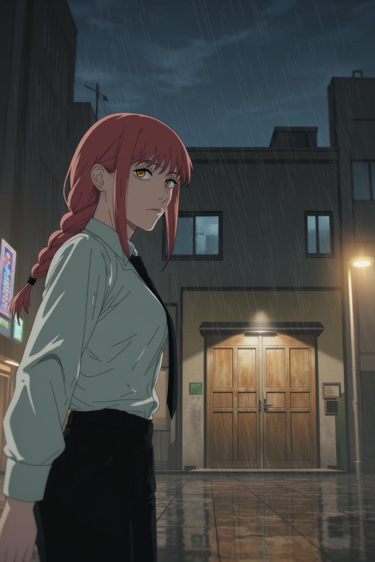 第1章:Names in the Rain
Makima and her team investigate an apartment block where people have been mysteriously forgotten. A young hunter, Sato, whose name was once taken, fights the shadow that erases memory while Makima seeks to reassert control by 'renaming' the world. An old rival or ally appears with a counterproposal—forcing a collision of contracts that will decide who claims the right to remember. - 图片1