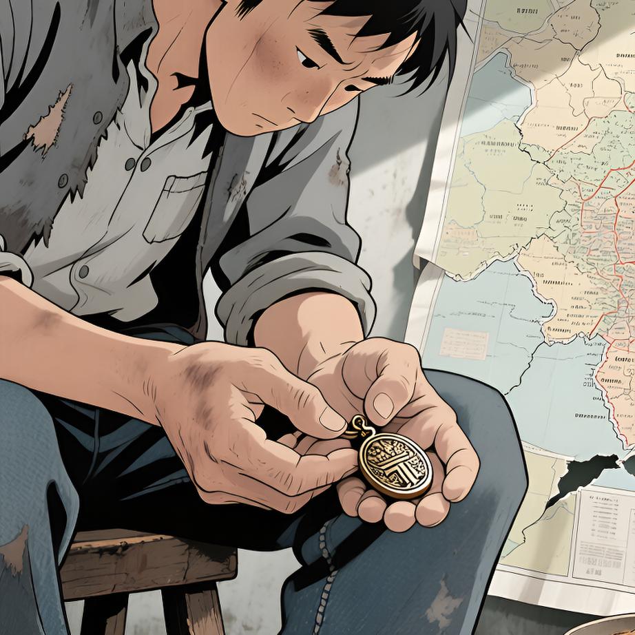 太阳刚冒头 我背起破地图和师父交给我的铜坠 出发去试探第一道门 心里既紧又兴奋 没得回头路了 - 图片2