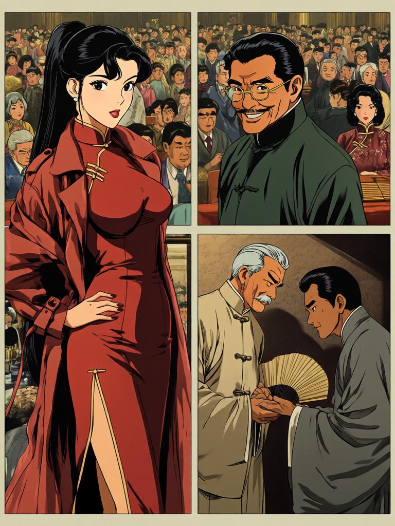 第0章:海天盛筵的试探
葛婉为打入海天盛筵外出争取席位，被会场守门人阻拦。她硬闯入会场受尽嘲讽，却巧设圈套，让贪婪的李掌柜自投罗网，瞬间翻盘。最终众人改观，她冷眼离去，暗藏更大的计划。 - 图片14