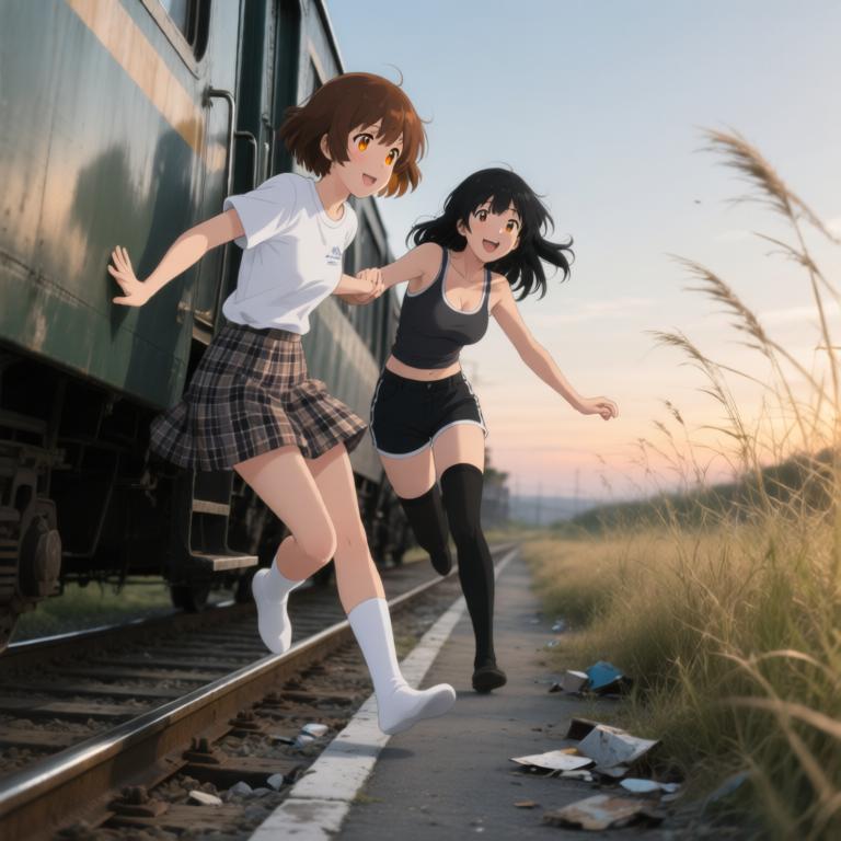 夏日铁轨与屋顶的誓言 - 图片7