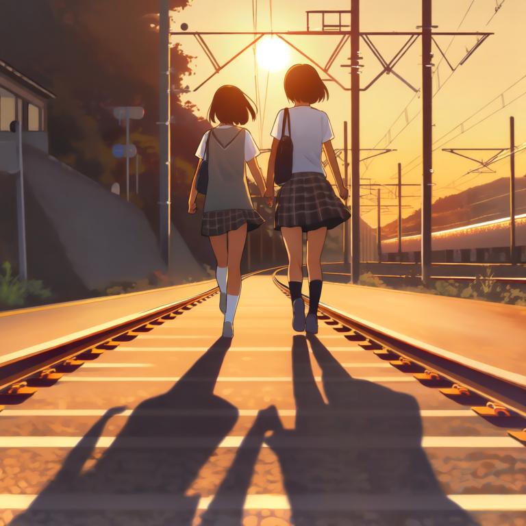 在夏日铁轨与屋顶上偷走黄昏 - 图片9