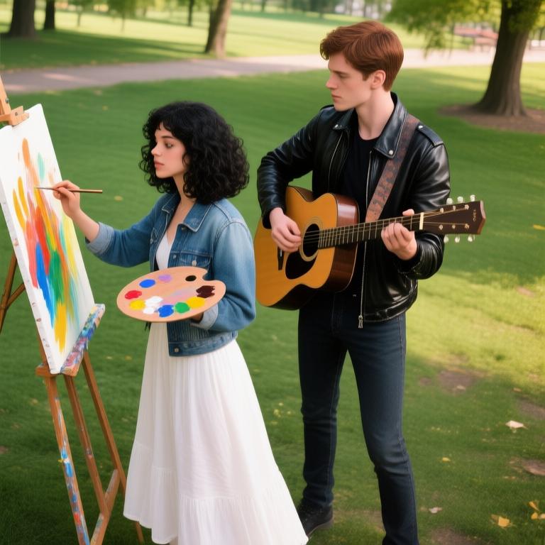 A poignant journey of self-discovery unfolds in a city where dreams clash with reality. The story revolves around two individuals, an artist and a musician, whose lives intertwine in unexpected ways. - 图片3