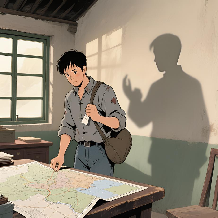 太阳刚冒头 我背起破地图和师父交给我的铜坠 出发去试探第一道门 心里既紧又兴奋 没得回头路了 - 图片5