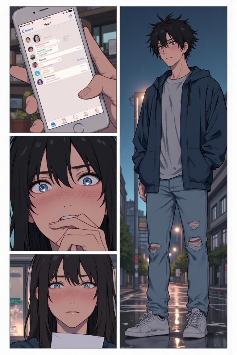 第0章:First Night in Jiangcheng
Luo Ye, a bewildered freshman, is taken to the police station after being discovered in an apartment assigned to his absent brother. A series of misunderstandings — a rented room to a female student, a report to the police, and a missing brother on a flight — escalate until the station chief recognizes Luo Ye's family background and clears him. Left with nowhere to stay and a silent crush, Luo spends a rainy night alone thinking about beginnings and moving forward. - 图片13