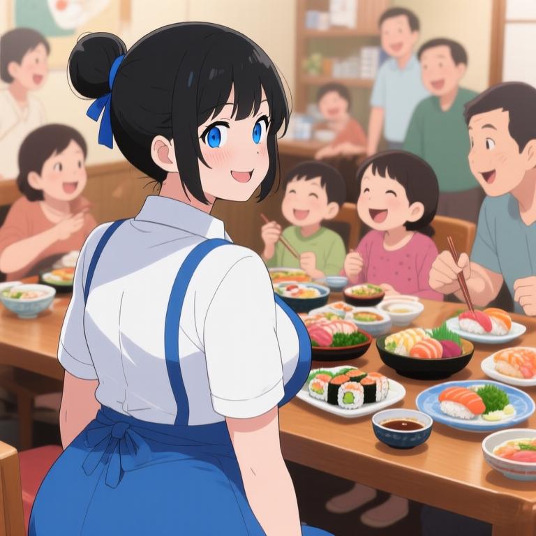 The lunch rush is in full swing and the energy in the restaurant is amazing. I love serving customers and making their day a little better. - 图片4