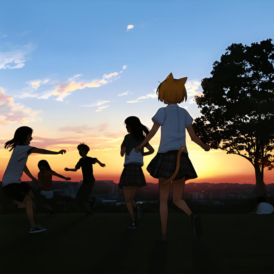 在一个美好的夏日午后，Mei在创作自己的漫画，感受到青春的自由与梦想。 - 图片9