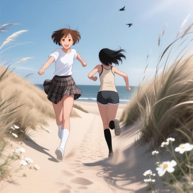 两个人，向着海 - 图片11