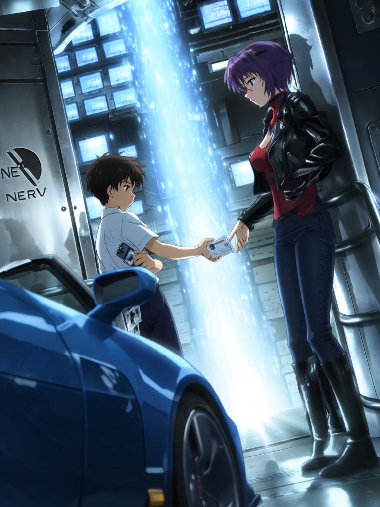 第3章:抵达NERV
真嗣与美里来到NERV总部门前，凭父亲的身份验证进入地下都市并领取极密资料。两人在巨大的地下都市中迷路，律子出现并确认真嗣为“马鲁杜克报告书”选出的第三位适格者。指挥中心发现使徒再次移动，所有人将目光与希望投向即将出场的少年――真嗣。 - 图片1