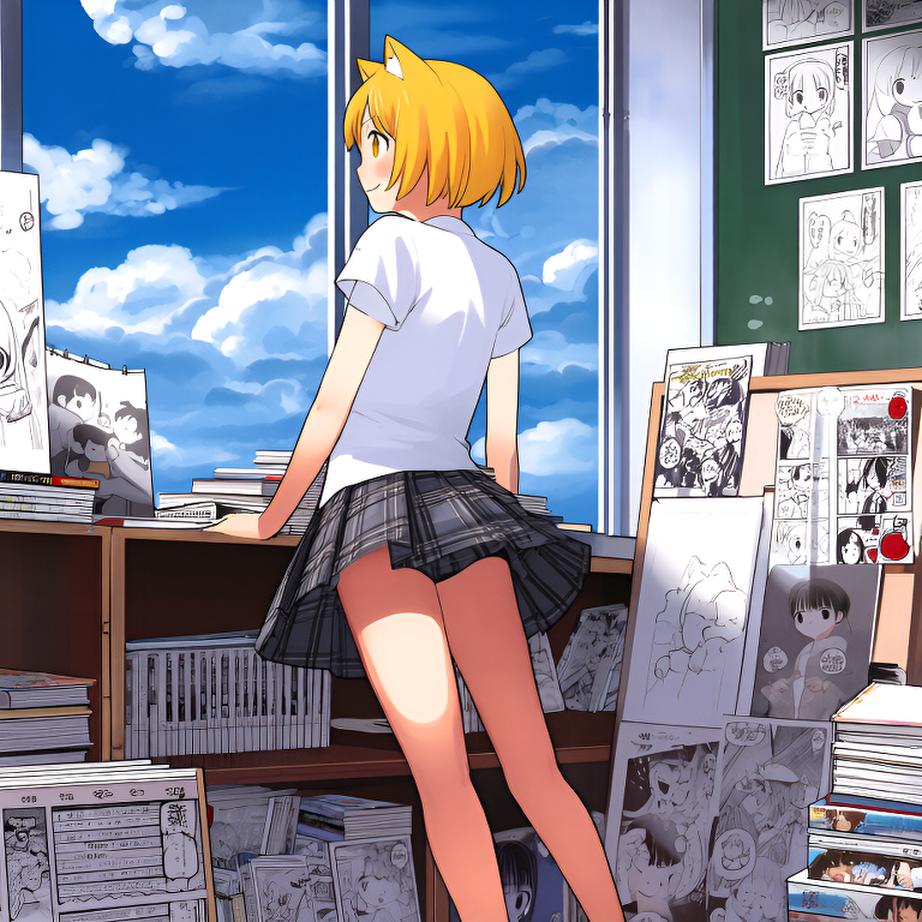 这是一个关于青春与自由的故事，主角Mei是一名日本高中漫画系的少女，她在追寻梦想的过程中，经历友谊、挑战与自我发现。 - 图片2