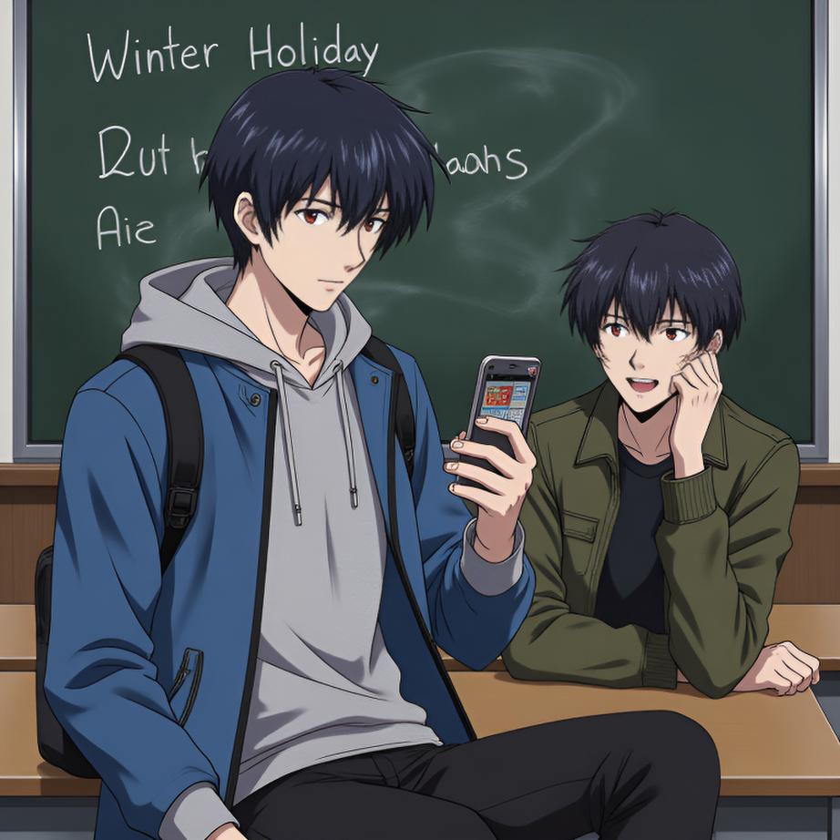 下课后和同学们在教室里翻看暑假去环球影城和北京国际电影节的照片 大家一边回忆一边商量寒假再去玩的计划 太期待了 - 图片5