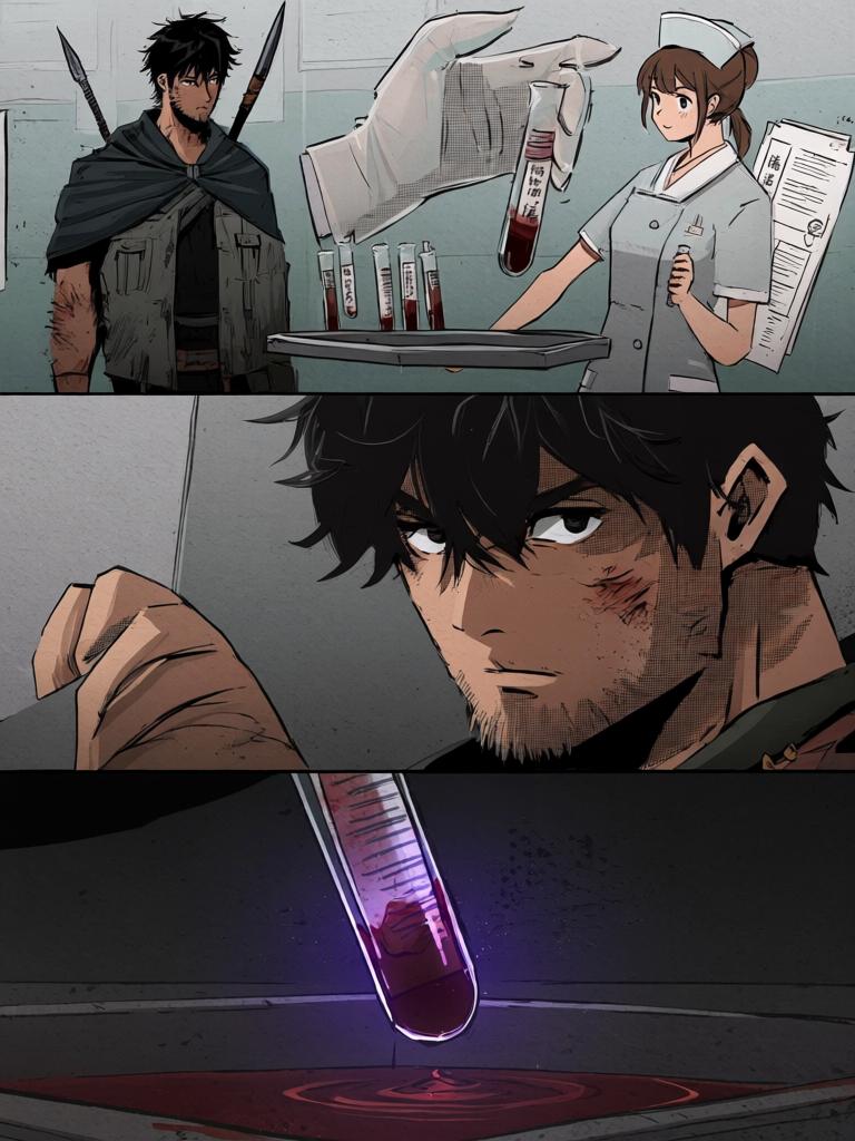 第4章:钟山之内 · 选择与暗流
钟山被掏空成为现代化的囚营与训练场，进化者在这里接受检查与征召。刑营万夫长冯宏以权威与利益吸引大部分进化者加入，少数人选择离开，陆隐在离队者中。钟山外喧嚣不止，新的格局与更大的风暴在远方静静酝酿。 - 图片7