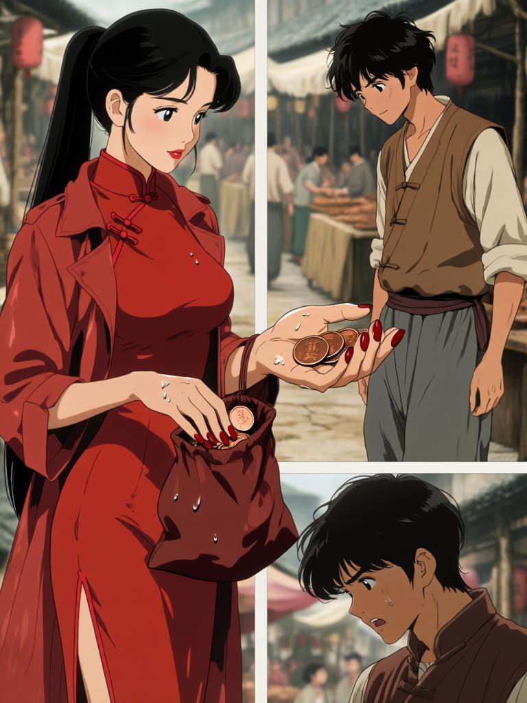 第1章:暗潮涌动
葛婉遭到张老爷势力孤立，集市中人避之不及，她以铜板贿赂酒楼伙计赵小二套出张府招标为陷阱的消息。回到茶馆，北渊出现并暗示愿意助她一臂之力；与此同时，张老爷与王师爷在府中密谋要将她彻底挡死。夜深，葛婉在房间里筹划反击，正当她思索下一步时，门外传来突然而来的敲门声…… - 图片5