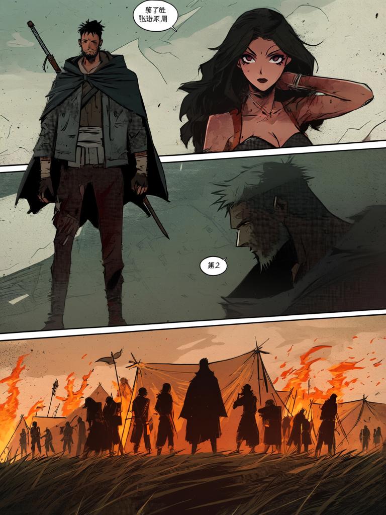 第1章:圣与荆棘
队伍在废土上艰难行进，丧尸围近却突然退去，随后一株地级变异藤蔓冲出吞噬幸存者。临时的天级救援传言引发欢呼，陆隐在混乱中以铁棍压制欺凌者，得到一名艳丽女子提醒：张桐等人在密谋对付他。 - 图片18