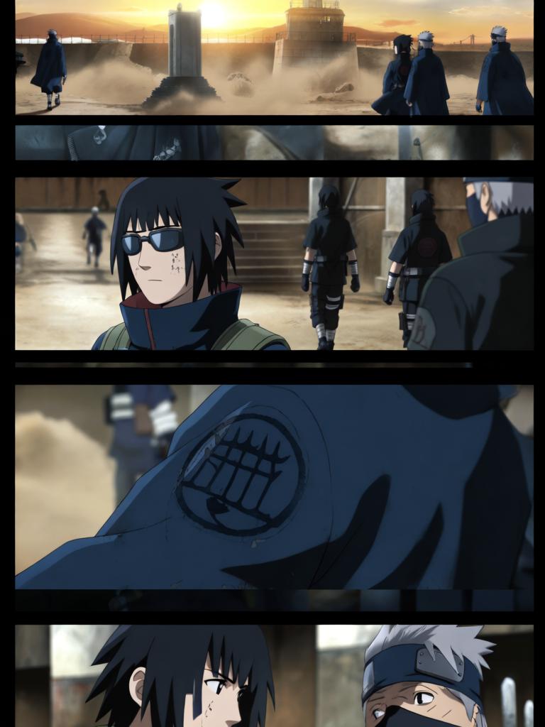 第2章:沙漠之眼：转生的代价
日向镜被村里发配到边境哨所，临行前与同族少女铃道别。边境枯燥巡逻中，他孤身取出独眼蝮蛇保管的基因液，赌上一切启动转生眼计划并经历剧烈的身体重组与疼痛。苏醒后他发现眼瞳已有异变，但进入适应期导致眼睛不能使用，他在被监视的哨所里暗自决心靠其他感知活下去。 - 图片5