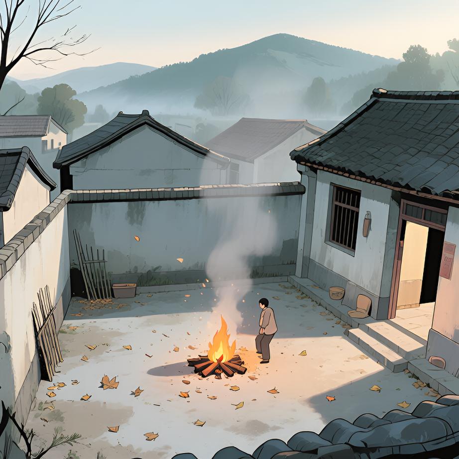 太阳刚冒头 我背起破地图和师父交给我的铜坠 出发去试探第一道门 心里既紧又兴奋 没得回头路了 - 图片1