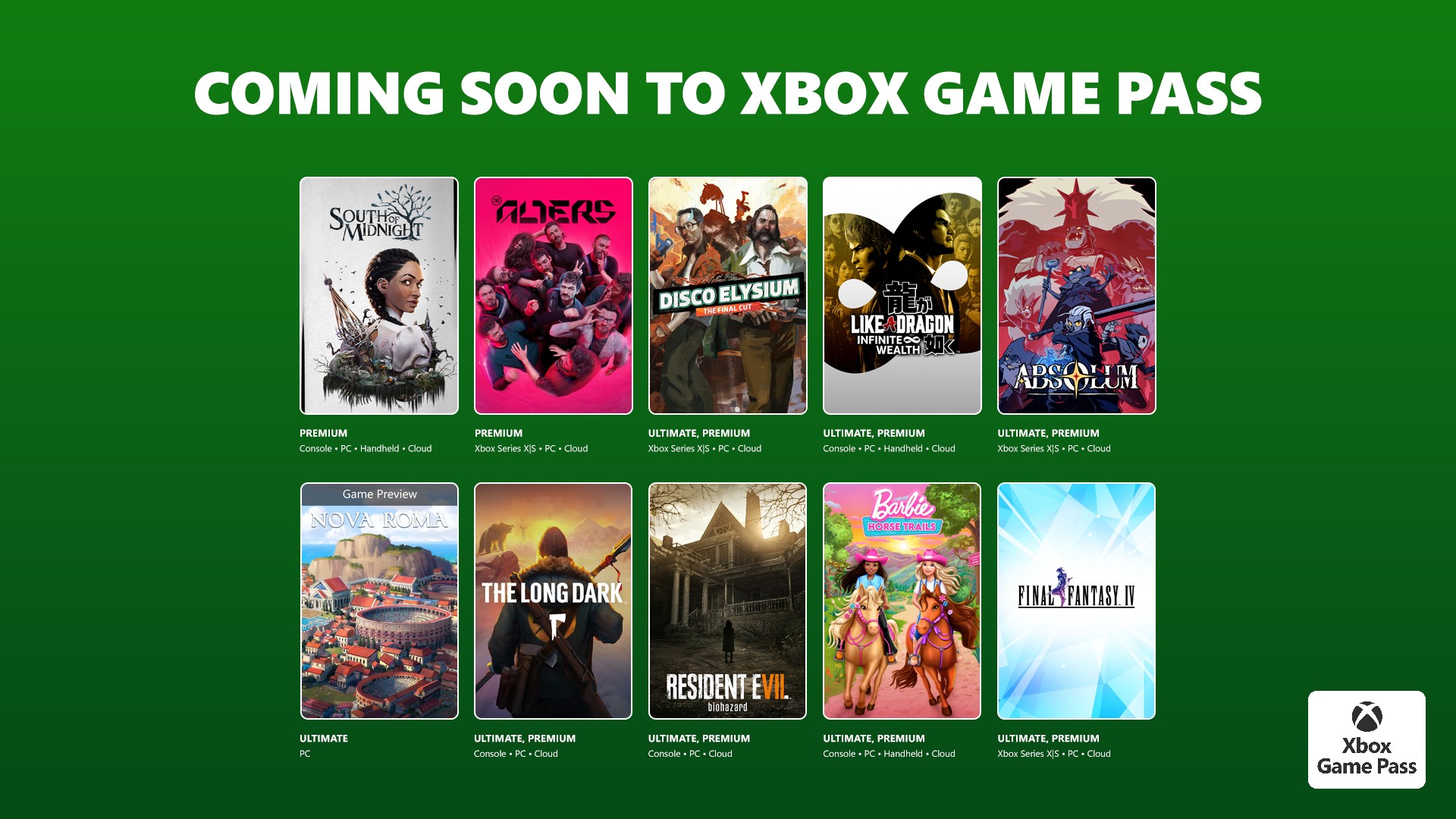 Xbox Game Pass turned the campus canteen into a gourmet pop-up. FFIV = comfort classic, Disco Elysium = brain‑espresso, RE7 = ghost‑pepper horror. I went in for a quick study break, now my week’s booked with soul‑searching and 3am jump scares. You team cozy nostalgia or all‑night horror? - 图片1