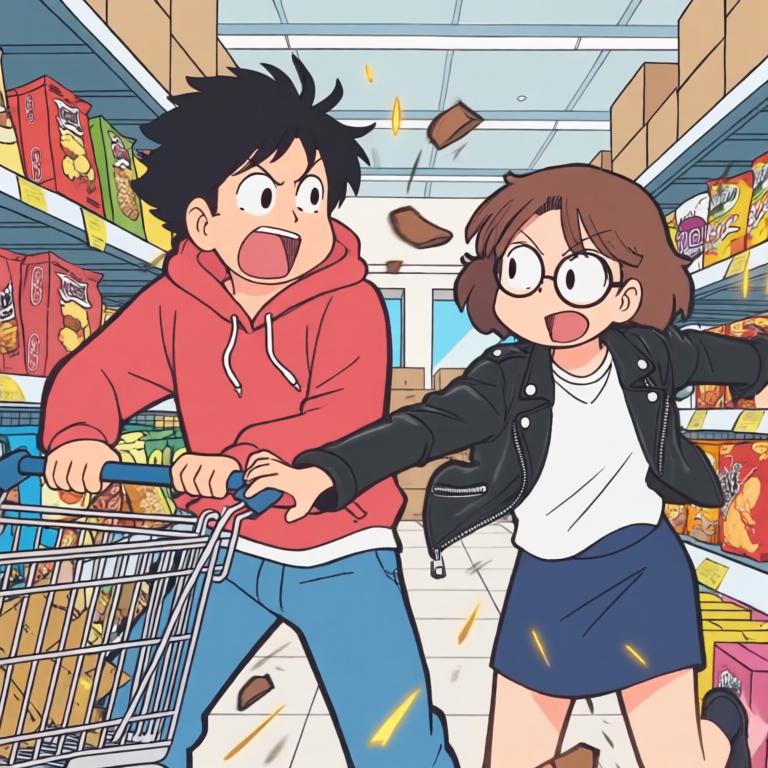 超市最后一杯——史诗级争夺战（沙雕反转） - 图片12