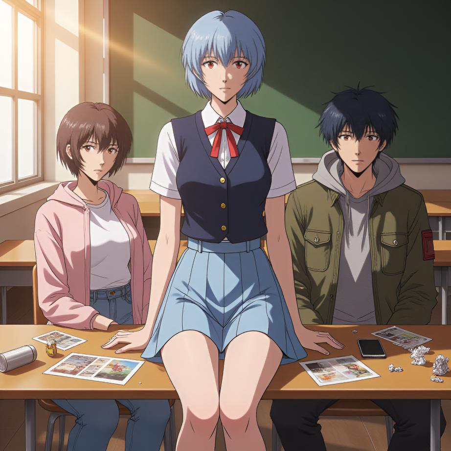 下课后和同学们在教室里翻看暑假去环球影城和北京国际电影节的照片 大家一边回忆一边商量寒假再去玩的计划 太期待了 - 图片1