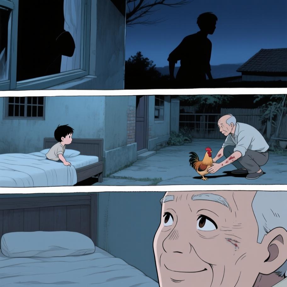 第0章:白布灯笼与陈家的香火
旧日京城有四个奇异的摇小鼓人，只到刚死人的人家收东西，年年聚会点四盏白布灯笼。我的太爷是其中一人，他离家后嘱咐儿子每年去柳树下看灯笼；几年间灯笼逐渐消逝，我家的厄运也随之降临，后来太爷回城又离去，留下了我爷陈如飞——一个表面和善、实则阴厉的人。童年里我目睹了他对贪婪木匠的惩罚与在喜宴上单挑拳脚的威严，从此知道陈家藏着不可言说的邪门。 - 图片17