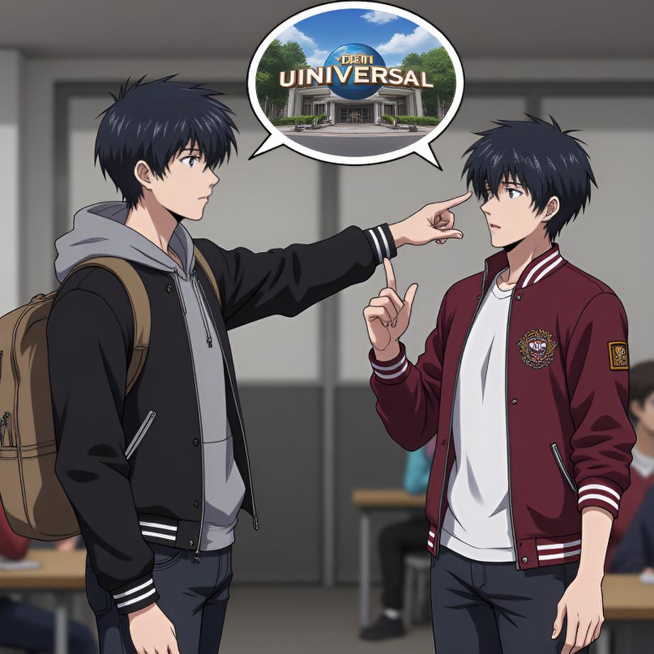 下课后和同学们在教室翻看暑假的环球影城和北京国际电影节照片，大家一边回忆一边兴奋地商量寒假的旅行计划，好期待再次和朋友们一起去玩 - 图片4