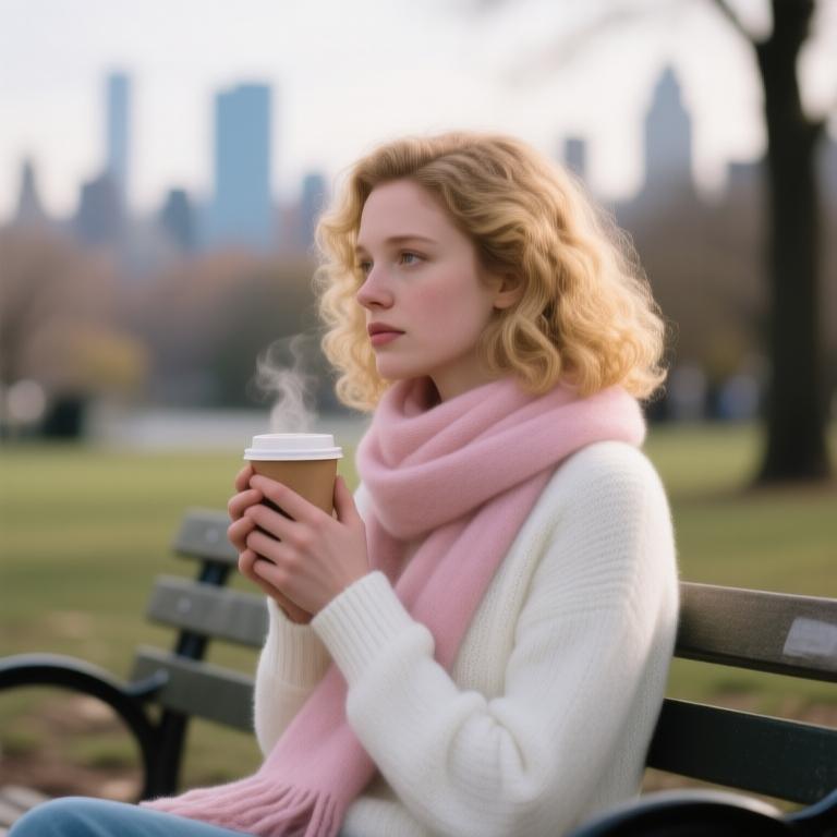 A poignant exploration of loneliness and connection in a bustling urban landscape. - 图片2