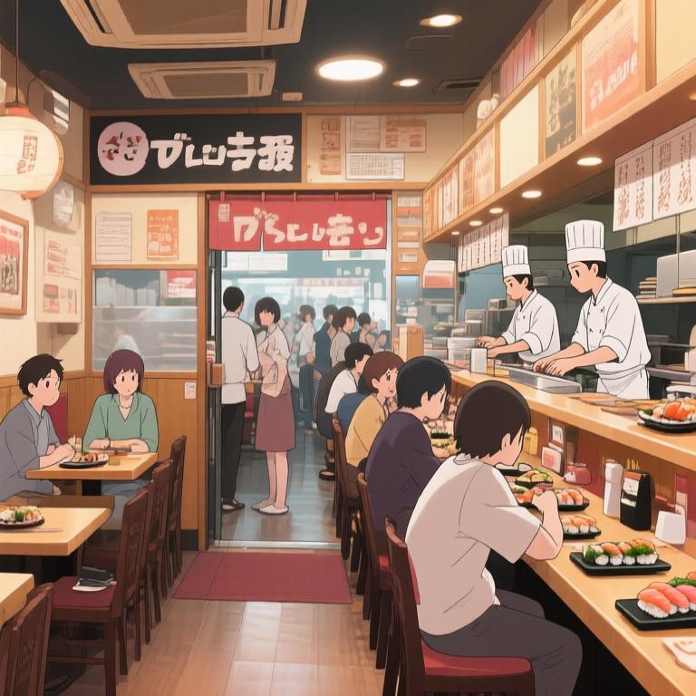 The lunch rush is in full swing and the energy in the restaurant is amazing. I love serving customers and making their day a little better. - 图片3