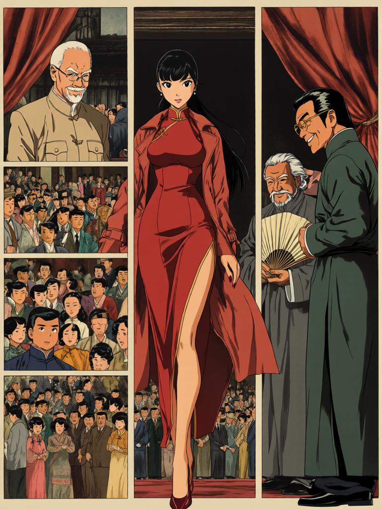 第2章:临门一脚
北渊夜来相助，带来葛婉急需的资金与支持；招标会上，张老爷等人使阴招欲将她逼退，葛婉识破并以更周全的方案与确凿证据反击，现场气氛大逆转；事后北渊的目光让两人关系微妙升温，夜深葛婉又在案卷中发现了令她皱眉的新疑团——“怎么会……” - 图片5