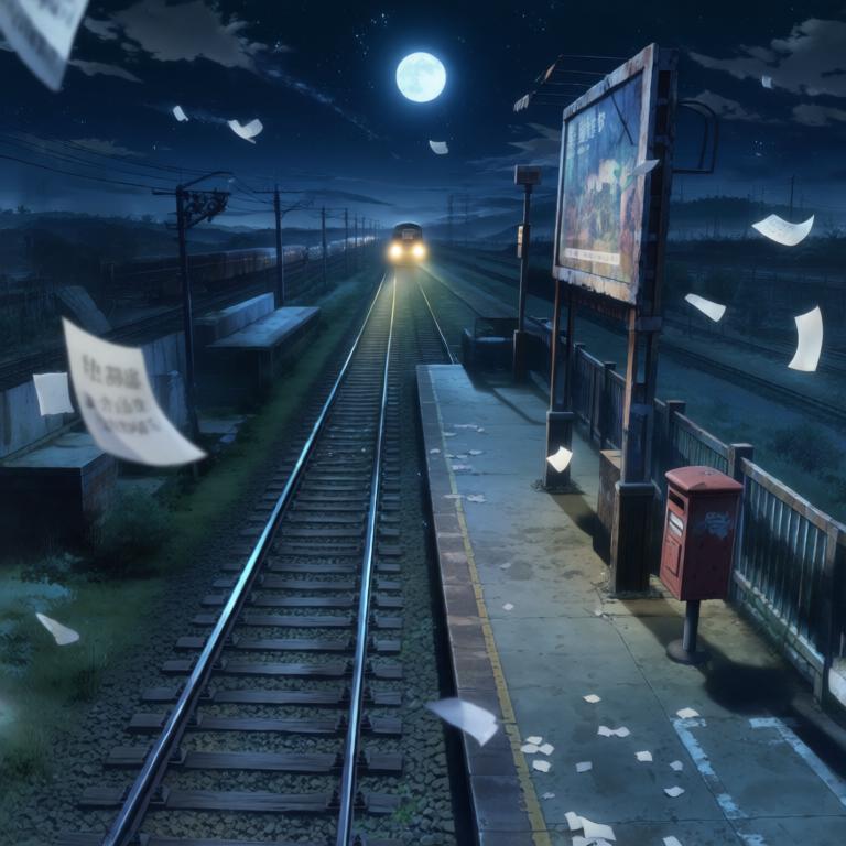 午夜列车与那封旧信 - 图片1