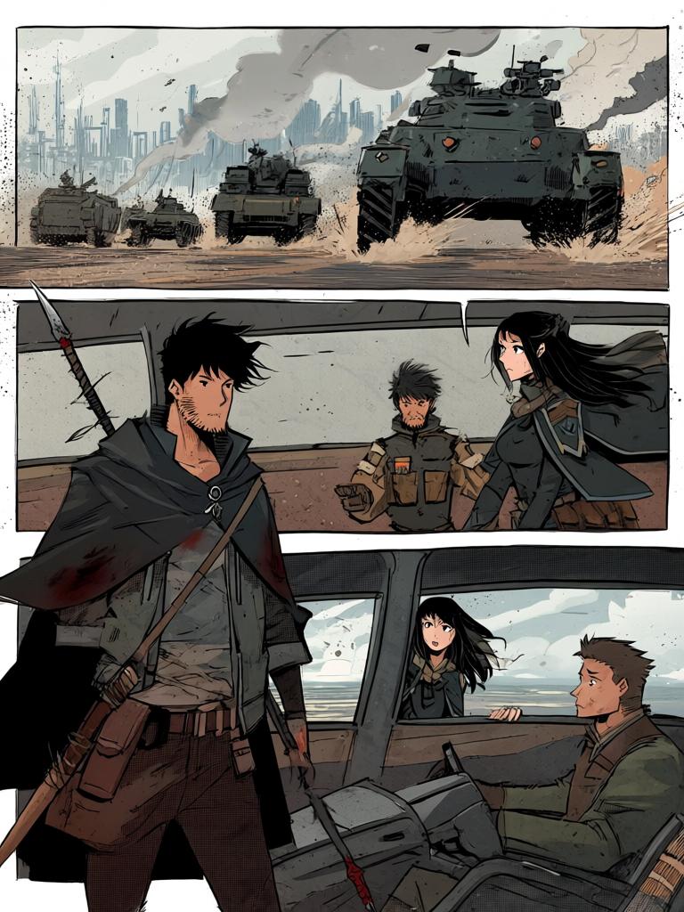 第19章:追丧入屋
陆隐在废弃大厦中与一只九百战力的巨型变异蜘蛛短兵相接，斩出康大丰的遗体后冷然离去。车队气氛骤变，陆隐下令严禁脱队，徐三与罗芸紧随其后。陆隐发现丧尸反常地朝危险处逃窜，心中生出怀疑——有人在操控或引诱这群丧尸前往那幢大厦。 - 图片10