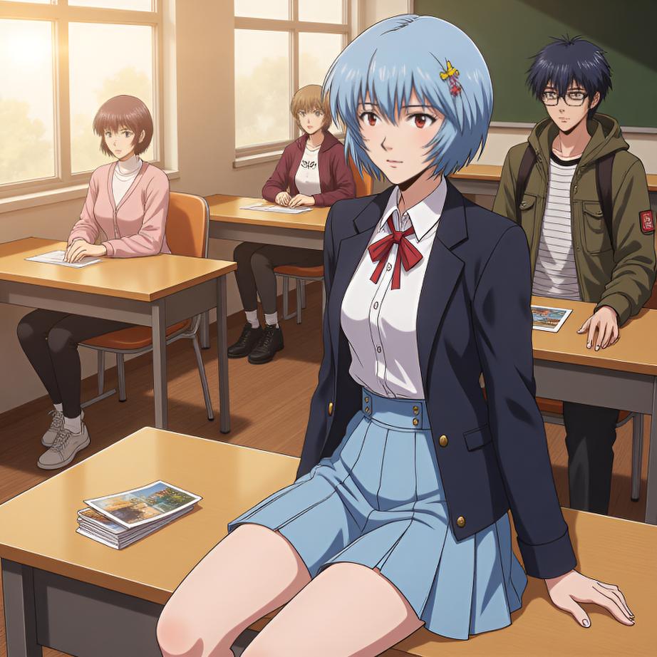 下课后和同学们在教室里翻看暑假去环球影城和北京国际电影节的照片，大家一边回忆一边商量寒假再去的计划，好期待和大家再一起去玩 - 图片1