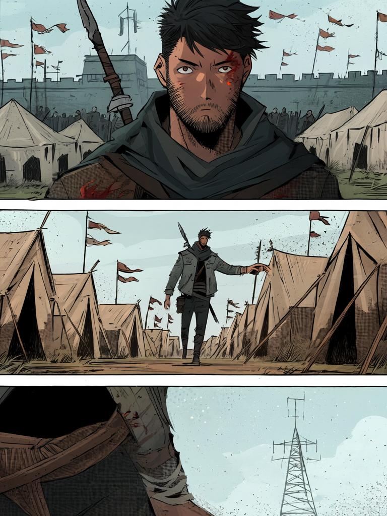 第3章:刑圣降临·钟山归宿
天级强者刑圣周山现身，力斩自地底冒出的天级藤蔓，众人生出崇敬。数万人在周山护送下进入金陵，被安排到钟山刑营登记；陆隐观察周遭，确认自己尚未达到天级，依然走着另一条“星空”的进化之路。钟山刑营的规模与军旅化的秩序让陆隐意识到国家仍在运作，新的格局与更大的风暴正在远方酝酿。 - 图片17