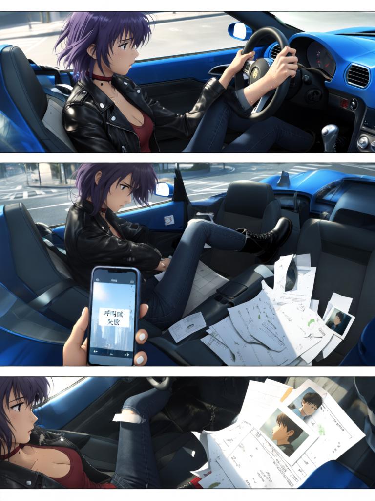 第2章:虚雾之际·蓝发幽影
第二新东京市在紧急疏散中陷入死寂，紫发女子急寻那个害羞的少年。少年在街头意外看见神秘的蓝发少女凌波丽，而远方天际出现了巨大的使徒。指挥部在屏幕前冷笑，隐藏的计划悄然启动。 - 图片3