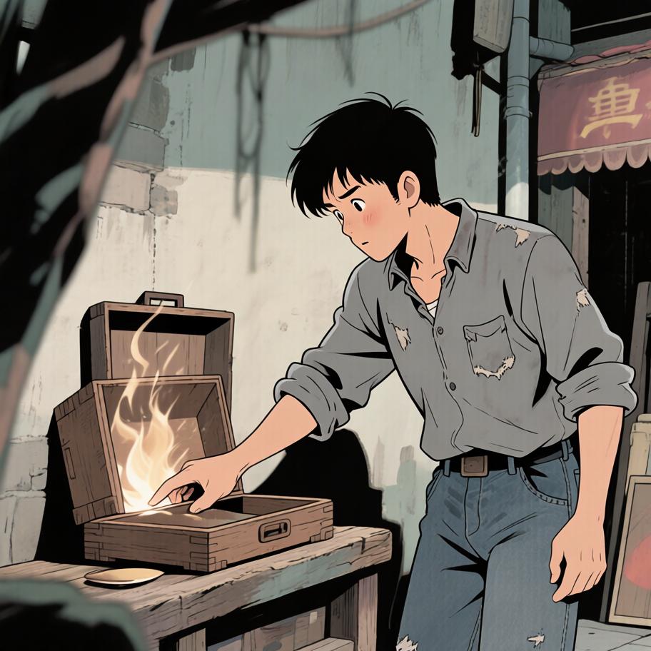 夜深人静，心里却是翻腾的波涛，明天就要出发去盗墓，心中既期待又忐忑。每一次心跳都在提醒我，这条路注定与众不同。 - 图片5