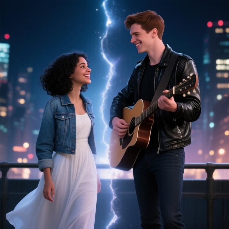 A poignant journey of self-discovery unfolds in a city where dreams clash with reality. The story revolves around two individuals, an artist and a musician, whose lives intertwine in unexpected ways. - 图片7