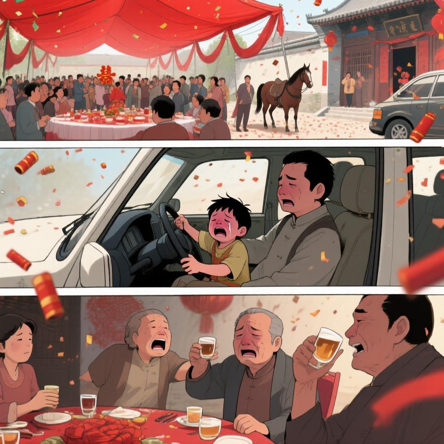 第0章:白布灯笼与陈家的香火
旧日京城有四个奇异的摇小鼓人，只到刚死人的人家收东西，年年聚会点四盏白布灯笼。我的太爷是其中一人，他离家后嘱咐儿子每年去柳树下看灯笼；几年间灯笼逐渐消逝，我家的厄运也随之降临，后来太爷回城又离去，留下了我爷陈如飞——一个表面和善、实则阴厉的人。童年里我目睹了他对贪婪木匠的惩罚与在喜宴上单挑拳脚的威严，从此知道陈家藏着不可言说的邪门。 - 图片12