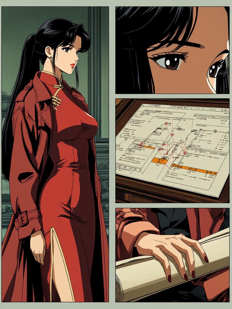 第2章:临门一脚
北渊夜来相助，带来葛婉急需的资金与支持；招标会上，张老爷等人使阴招欲将她逼退，葛婉识破并以更周全的方案与确凿证据反击，现场气氛大逆转；事后北渊的目光让两人关系微妙升温，夜深葛婉又在案卷中发现了令她皱眉的新疑团——“怎么会……” - 图片7