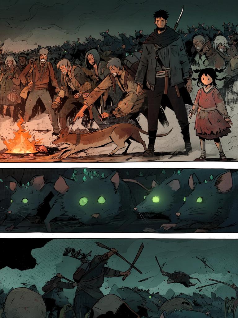 第0章:裂缝之下的守望者
灾变后的残破大地，数万幸存者结队而行，进化者守护队伍。陆隐以铁棍独自抵挡变异兽与黑夜的恐惧，短暂的安宁之后，他们继续向南方的聚集地金陵前进，传说中的七圣与各种进化者等级在远方召唤着幸存者的希望与危机。 - 图片10