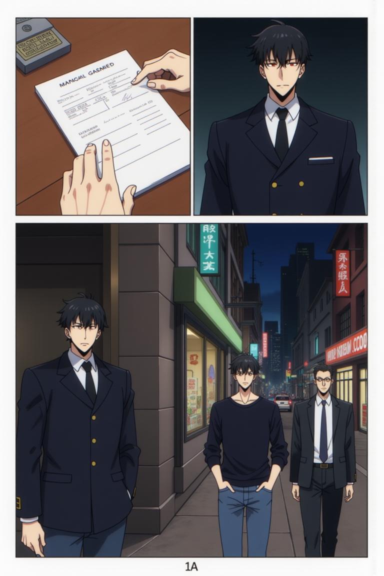 第10章:Aftermath at the Station
Wang Yan arrives at the police station to find Zhang Zonghe roaring at everyone; with two swift kicks Wang forces Zhang to fall in line, then publicly apologizes and settles the dispute. Hungry, they eat noodles while Wang urges Zhang to straighten out; Zhang boasts about rich women and a new plan to get money. Wang calls Tie Kui — at An Xin's milk-tea shop Tie Kui fusses over her while An Xin reveals the 30,000 wasn't from pawning, leaving the friends tense and unsure where Zhang's money came from. - 图片5