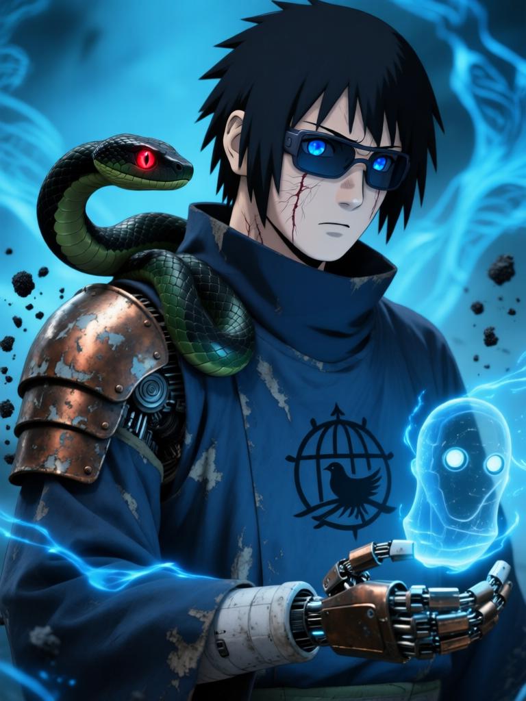 第6章:铁砂之下的抉择
日向镜在战场中被迫激活三代风影人傀儡以自保，赤砂之蝎召出十具红袍傀儡发动毒刃远程攻势。铁砂护盾连番承受骨质千本的撞击，形势愈发危急，日向镜不得不冒着生命危险注入转生眼查克拉唤醒傀儡的自主性以求突围。结尾以疲惫却决绝的日向镜与傀儡守护被毒侵蚀的秘密，留下未解的追击威胁与新的谜团。 - 图片3