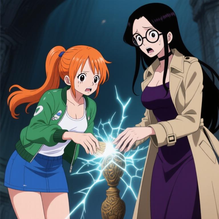 The chamber is alive with energy after Nami and Robin touched the artifact. Excitement and fear collide as we await what happens next. Adventure awaits us! - 图片8
